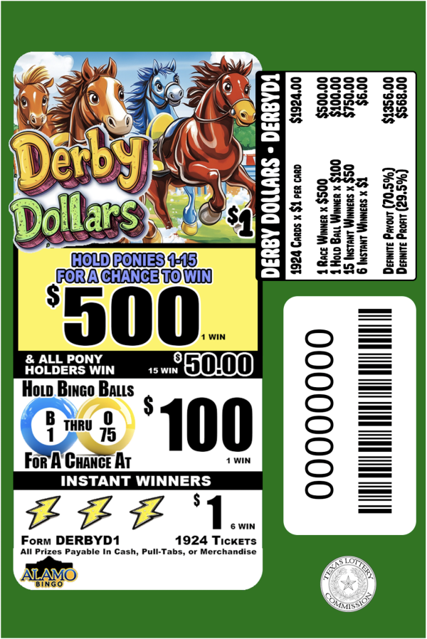 ALAMO: Derby Dollars (1924 Ct)
